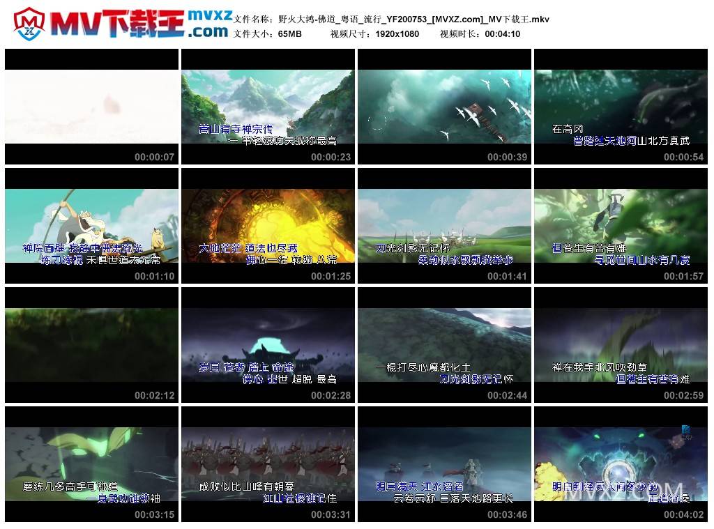 野火大鸿-佛道_粤语_流行_YF200753
